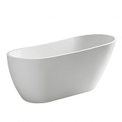 Abber Ванна акриловая отдельностоящая 170x71 см, с переливом, цвет: белый глянцевый AB9501