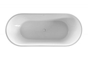 Abber Ванна акриловая отдельностоящая 170x74 см, с переливом, цвет: белый глянцевый AB9268-1.7