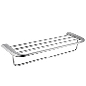 Abber Nord Полка для полотенец 60x22,5 см, подвесная, цвет: сатин AA1554SP