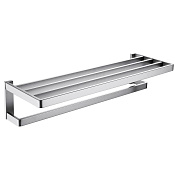 Abber Westen Полка для полотенец 60x21 см, подвесная, цвет: сатин AA1758SP