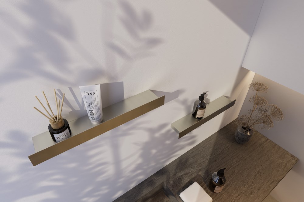 Abber Nischen Полка подвесная 60 см, цвет: нержавеющая сталь AN3010BST