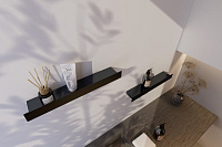 Abber Nischen Полка подвесная 60 см, цвет: черный матовый AN3010MB