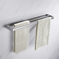 Abber Westen Полотенцедержатель двойной 60 см, подвесной, цвет: сатин AA1756SP