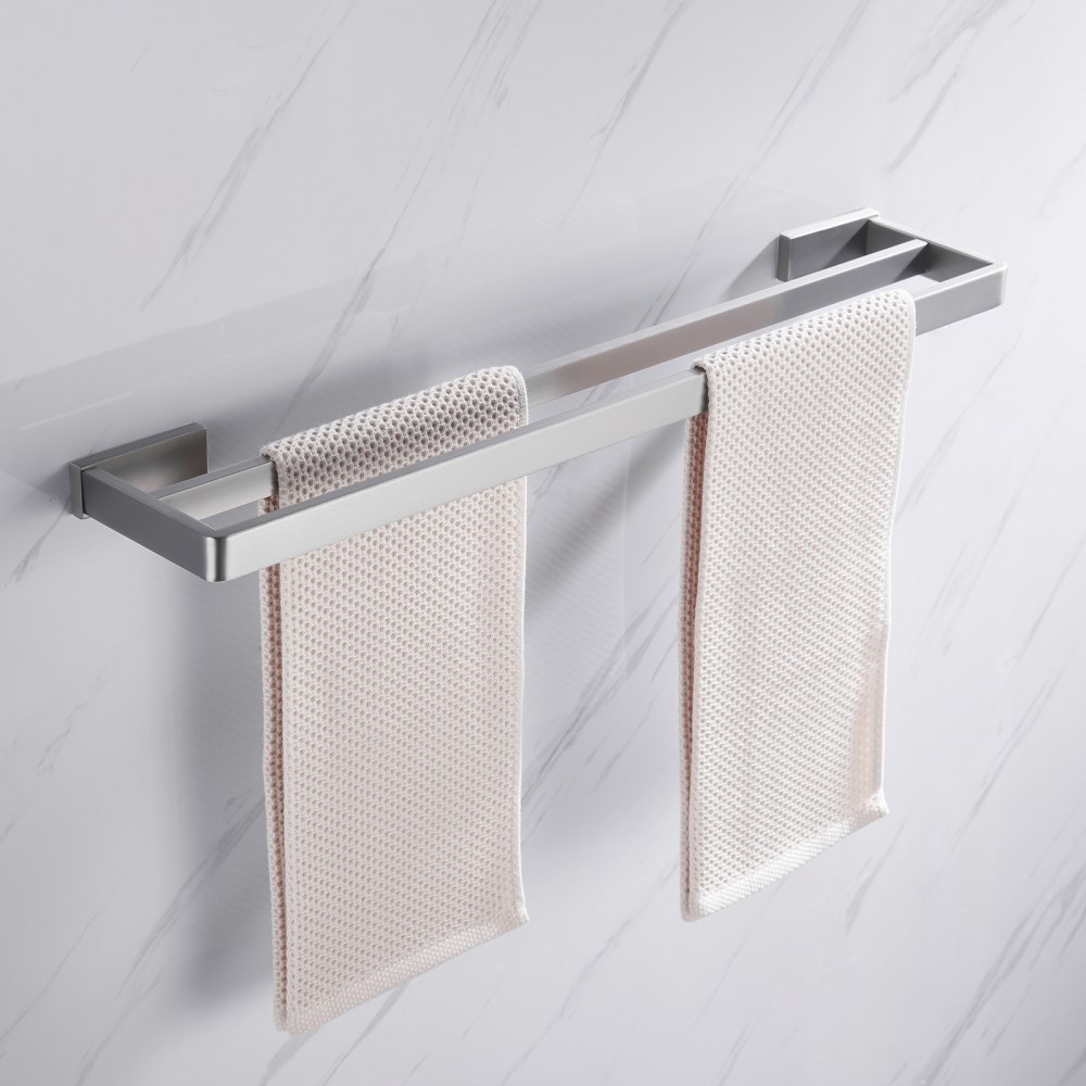 Abber Westen Полотенцедержатель двойной 60 см, подвесной, цвет: сатин AA1757SP