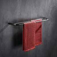 Abber Nord Полотенцедержатель двойной 60 см, подвесной, цвет: никель AA1553NG