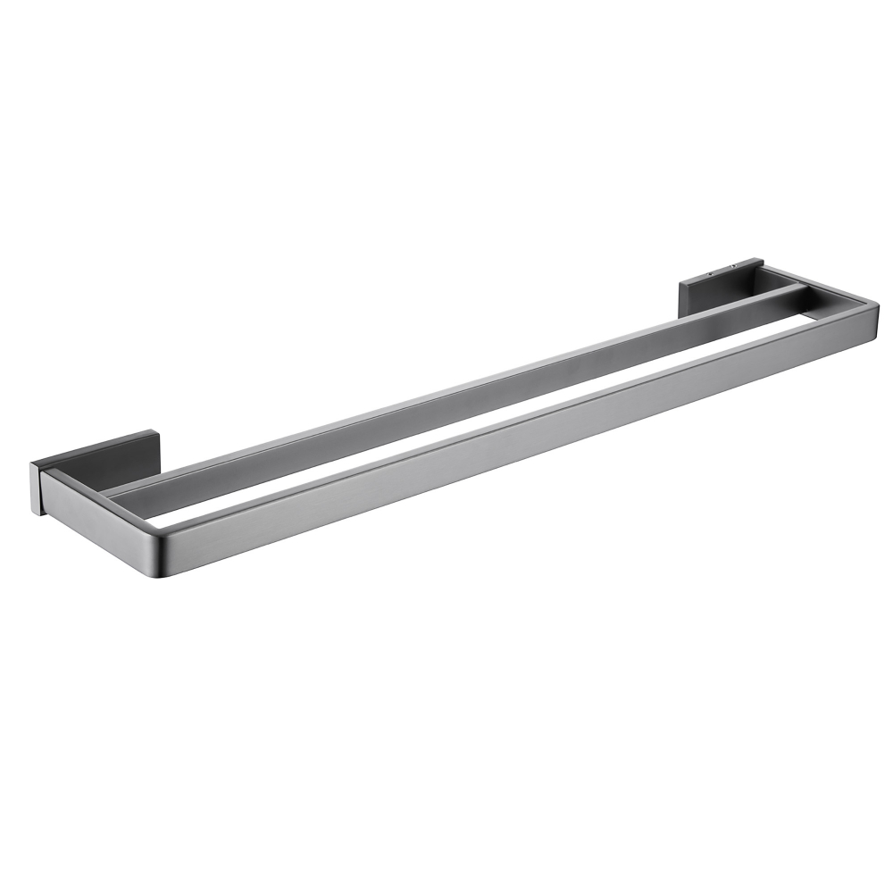 Abber Westen Полотенцедержатель двойной 60 см, подвесной, цвет: никель AA1757NG