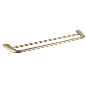Abber Nord Полотенцедержатель двойной 60 см, подвесной, цвет: золото матовое AA1553G
