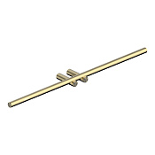 Abber Osten 316 Полотенцедержатель двойной 52,4 см, подвесной, цвет: золото брашированное AA1855BG