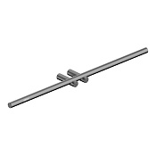 Abber Osten 316 Полотенцедержатель двойной 52,4 см, подвесной, цвет: оружейная сталь AA1855BGG