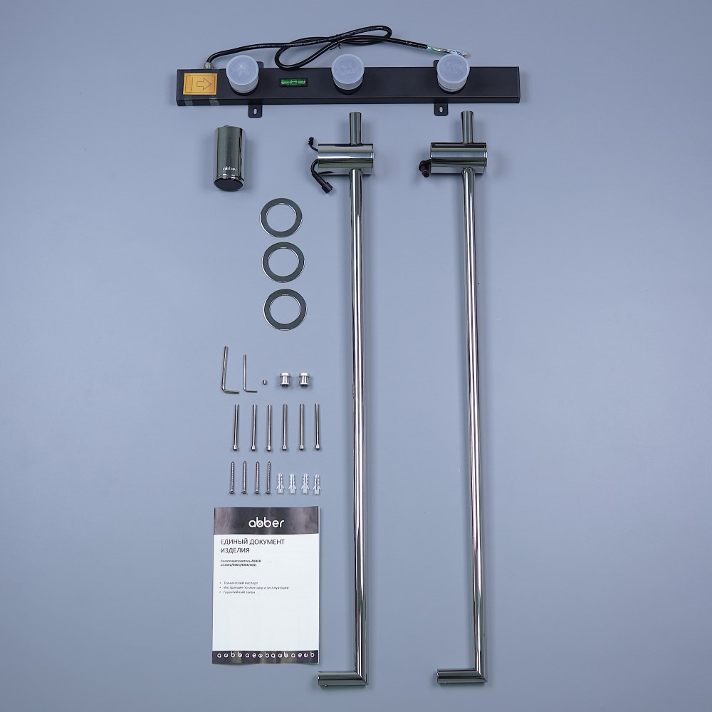 Abber Charme Полотенцесушитель электрический 34,5x80h см, цвет: хром AH4002