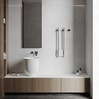 Abber Charme Полотенцесушитель электрический 34,5x80h см, цвет: хром AH4002