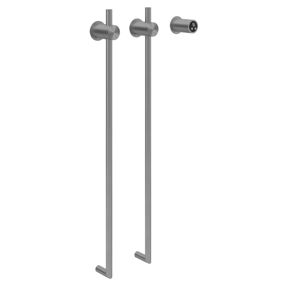 Abber Charme Полотенцесушитель электрический 34,5x80h см, цвет: нержавеющая сталь AH4002BST