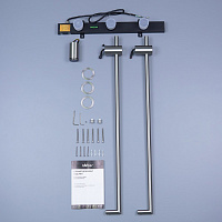 Abber Charme Полотенцесушитель электрический 34,5x80h см, цвет: нержавеющая сталь AH4002BST