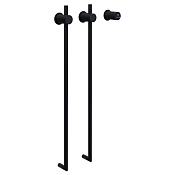 Abber Charme Полотенцесушитель электрический 34,5x80h см, цвет: черный матовый AH4002MB