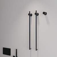 Abber Charme Полотенцесушитель электрический 34,5x80h см, цвет: черный матовый AH4002MB