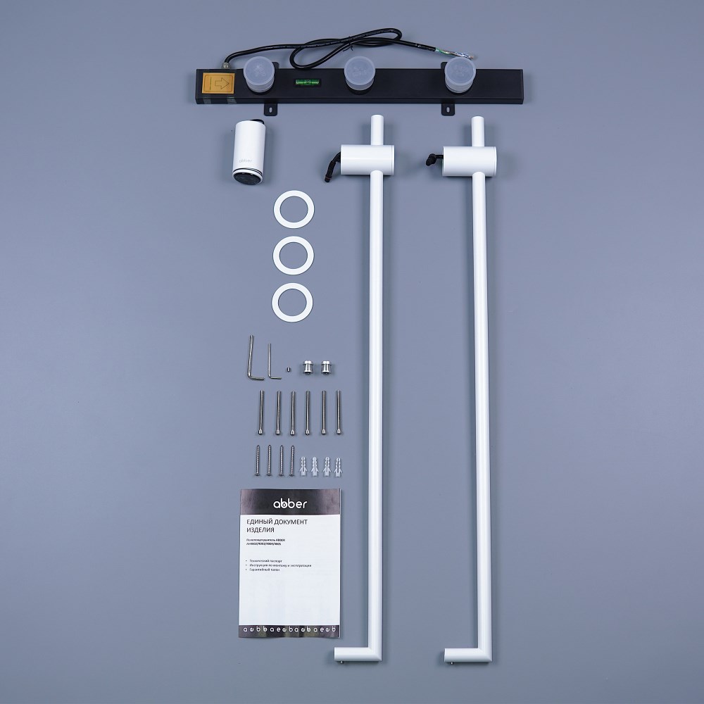 Abber Charme Полотенцесушитель электрический 34,5x80h см, цвет: белый матовый AH4002MW