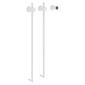 Abber Charme Полотенцесушитель электрический 34,5x80h см, цвет: белый матовый AH4002MW