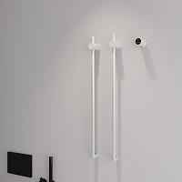 Abber Charme Полотенцесушитель электрический 34,5x80h см, цвет: белый матовый AH4002MW