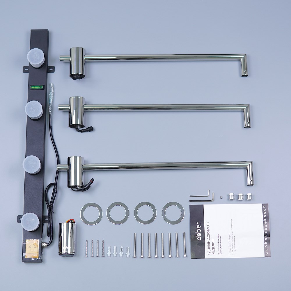 Abber Charme Полотенцесушитель электрический 52,5x49,5h см, цвет: хром AH4003