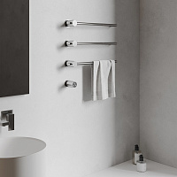 Abber Charme Полотенцесушитель электрический 52,5x49,5h см, цвет: хром AH4003