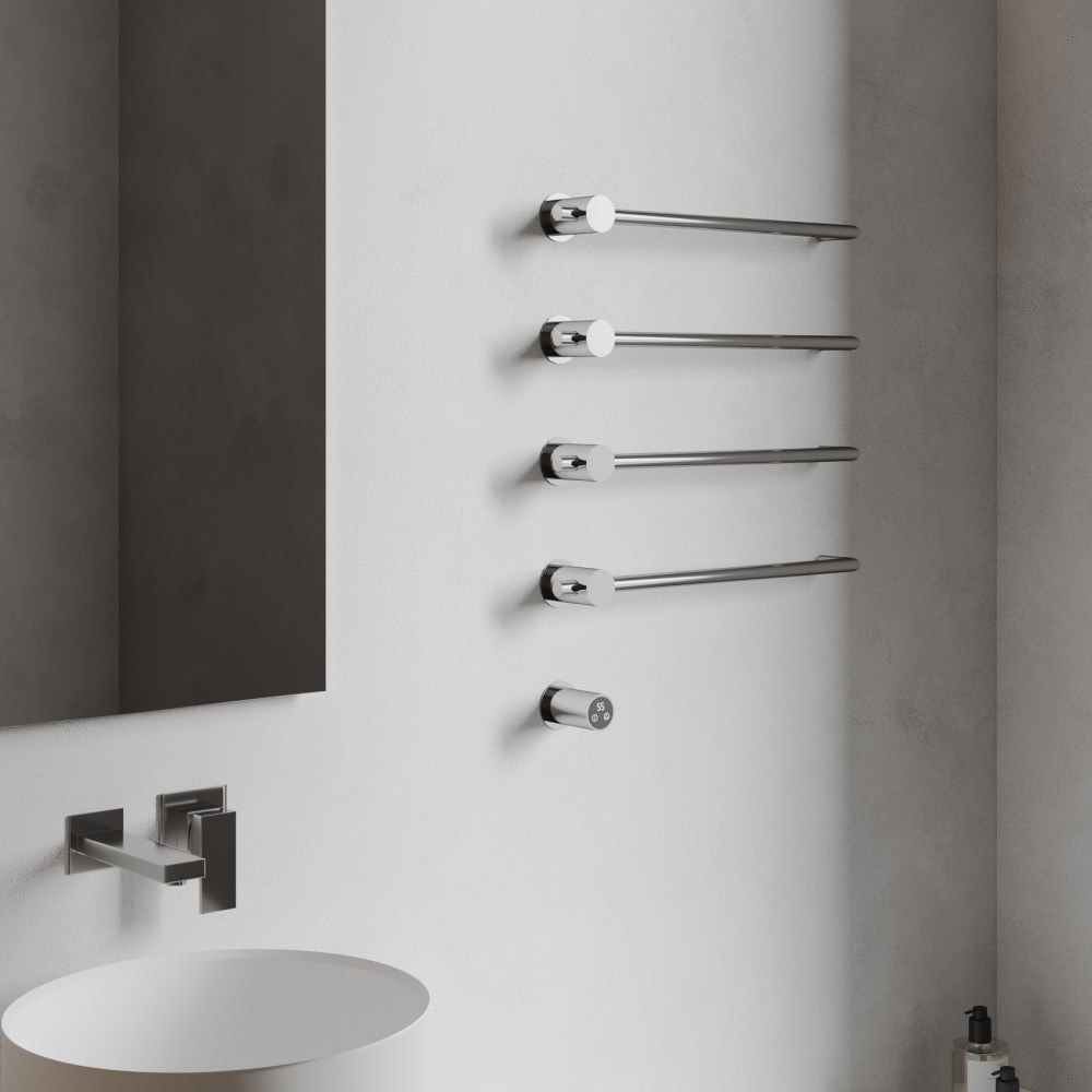 Abber Charme Полотенцесушитель электрический 52,5x64,5h см, цвет: хром AH4004