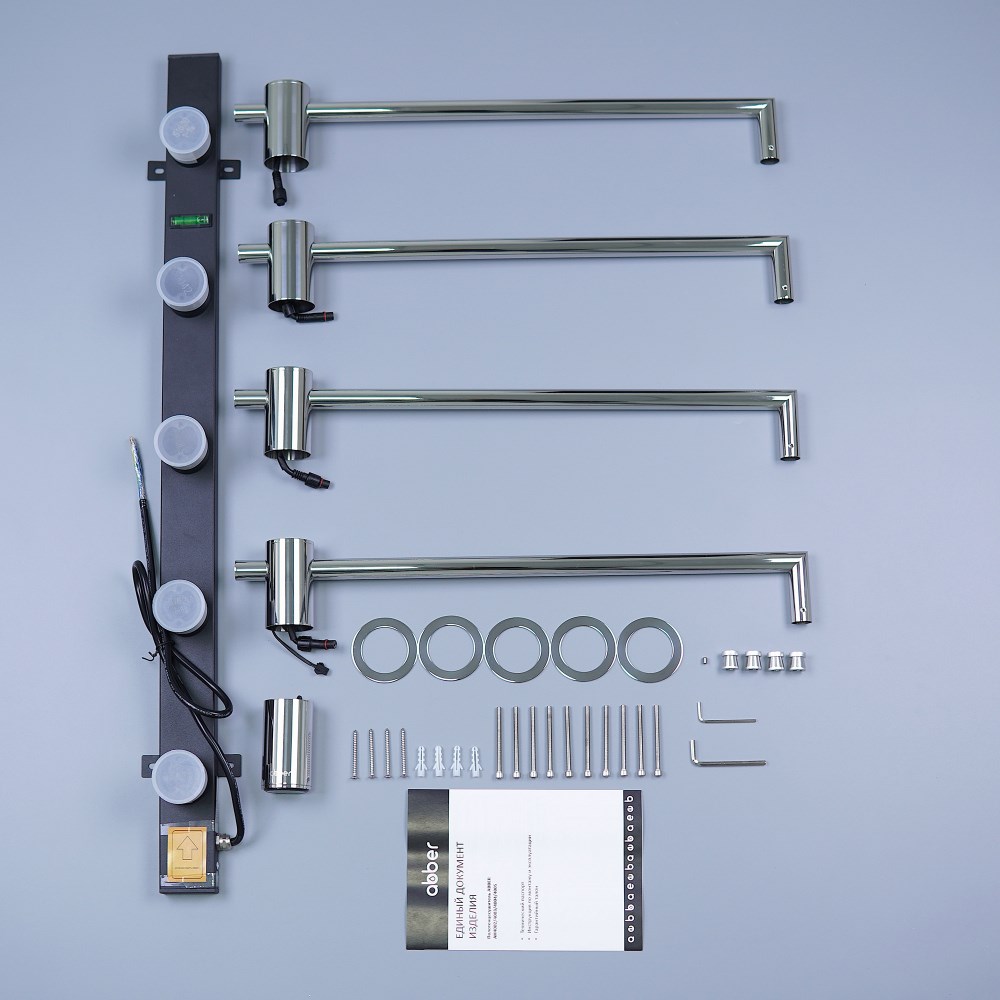 Abber Charme Полотенцесушитель электрический 52,5x64,5h см, цвет: хром AH4004