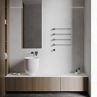 Abber Charme Полотенцесушитель электрический 52,5x64,5h см, цвет: хром AH4004