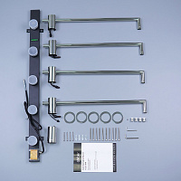 Abber Charme Полотенцесушитель электрический 52,5x64,5h см, цвет: хром AH4004