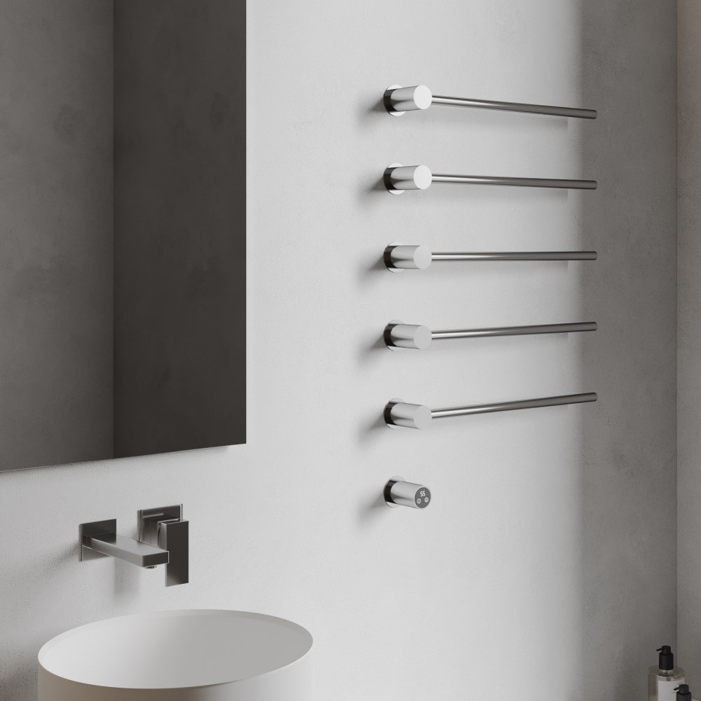 Abber Charme Полотенцесушитель электрический 52,5x79,5h см, цвет: хром AH4005