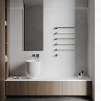 Abber Charme Полотенцесушитель электрический 52,5x79,5h см, цвет: хром AH4005