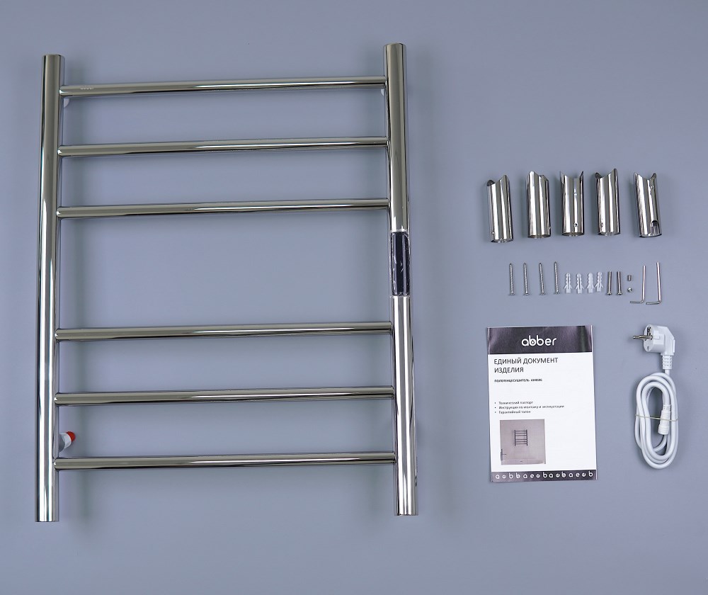 Abber Standard Полотенцесушитель электрический 50x63h см, цвет: хром AH4606