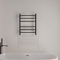 Abber Standard Полотенцесушитель электрический 50x63h см, цвет: черный матовый AH4606MB