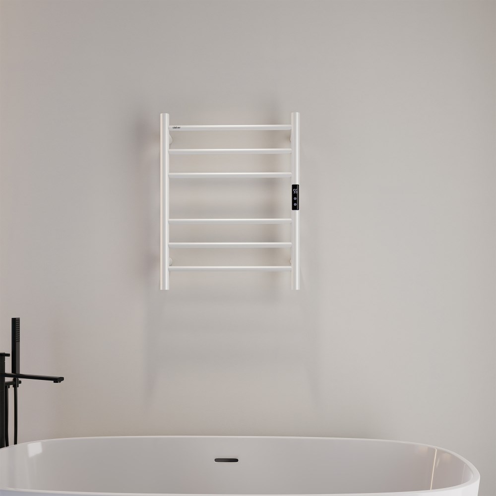 Abber Standard Полотенцесушитель электрический 50x63h см, цвет: белый матовый AH4606MW