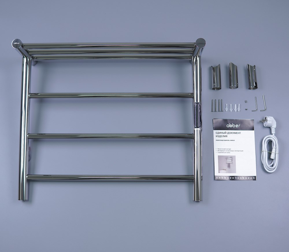 Abber Standard Полотенцесушитель электрический 60x50h см, цвет: хром AH4614