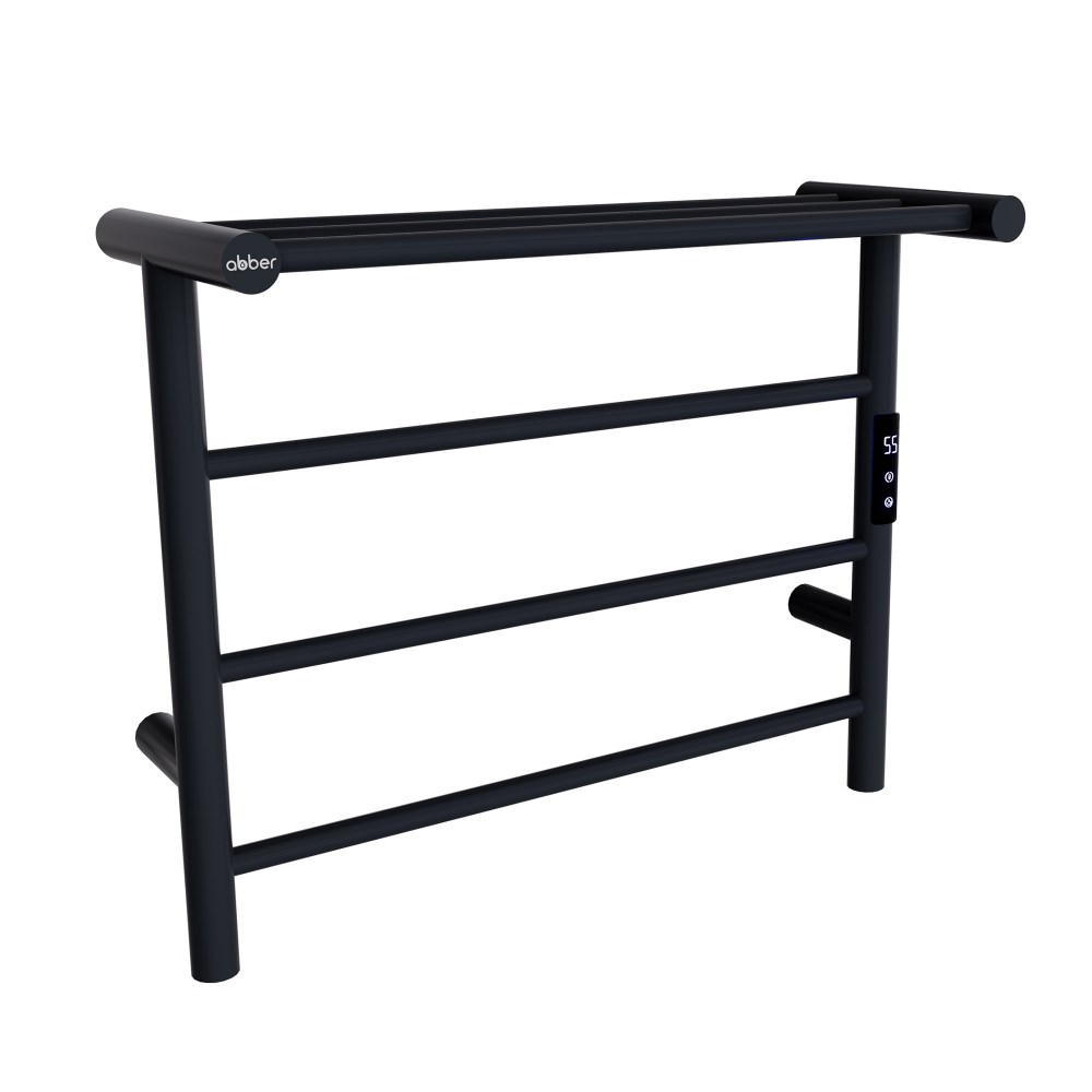 Abber Standard Полотенцесушитель электрический 60x50h см, цвет: черный матовый AH4614MB
