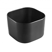 Abber RECHTECK Раковина накладная d40,5x28,5h см, без перелива и донного кл., цвет: черный матовый AC2222MB