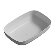 Abber RECHTECK Раковина накладная 58,5x38x14h см, без перелива и донного кл., цвет: белый глянцевый AC2221