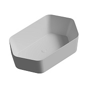 Abber RECHTECK Раковина накладная 61x36x14,5h см, без перелива и донного кл., цвет: белый глянцевый AC2223