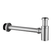 Abber Сифон для раковины латунный, цвет: сатин AF0030SP