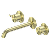 Abber Wasser Kreis 316 Смеситель для раковины встраиваемый, внешняя часть, цвет:золото брашированное AF81123BG-L