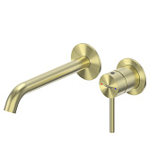 Abber Wasser Kreis 316 Смеситель для раковины встр., внешняя часть, излив 19,4см, цвет: золото браш. AF8112BG-M