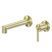 Abber Perfekte 316 Смеситель для раковины встр., внешняя часть, дл. излива 18 см, цвет: золото браш. AF8A12BG