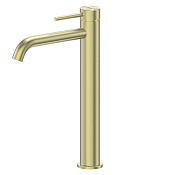 Abber Wasser Kreis 316 Смеситель для раковины выс., без д/к, выс. излива 23,3 см, цвет: золото браш. AF8111BG-L