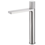 Abber Rund Смеситель для раковины высокий, без д/к, высота излива 26 см, цвет: сатин AF8711SP