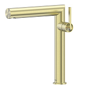 Abber Perfekte 316 Смеситель для раковины высокий, без д/к, высота излива 24,8см, цвет: золото браш. AF8A11BG-L