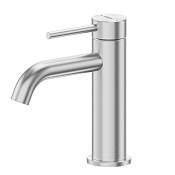 Abber Wasser Kreis 316 Смеситель для раковины, без д/к, длина излива 12 см, цвет: нержавеющая сталь AF8110BST