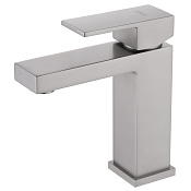 Abber Daheim Смеситель для раковины, без д/к, длина излива 13,5 см, цвет: сатин AF8210SP