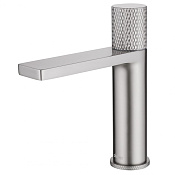 Abber Rund Смеситель для раковины, без д/к, длина излива 13,1 см, цвет: сатин AF8710SP