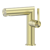 Abber Perfekte 316 Смеситель для раковины, без д/к, длина излива 12,5 см, цвет: золото брашированное AF8A10BG