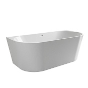 Abber Ванна левая приставная акриловая, с переливом и ножками, 140x70 см, цвет: белый глянцевый AB9503-1.4